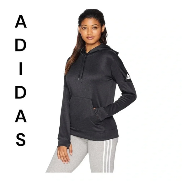 Adidas Womens Pullover‎ Hooded Sweater size L - Picture 1 of 15